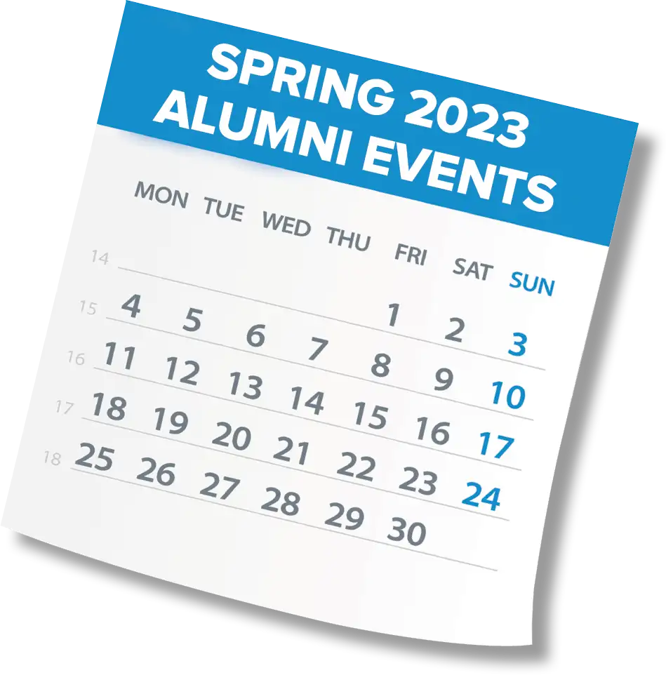 Spring 2023 Alumni Events calendar