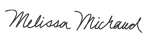 Melissa Michaud signature