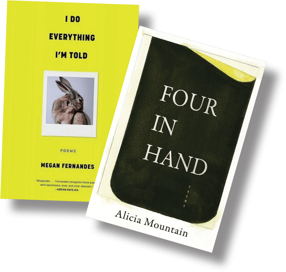 book covers of "I Do Everything I'm Told" and "Four in Hand"