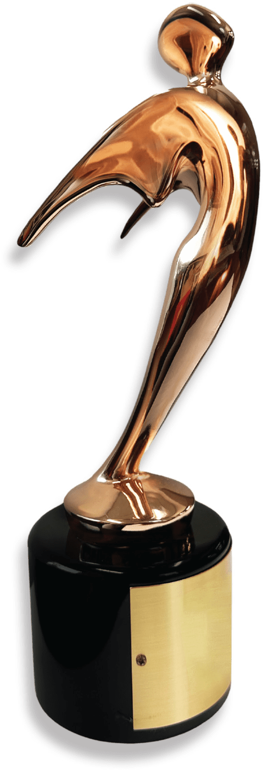 a Telly Award trophy